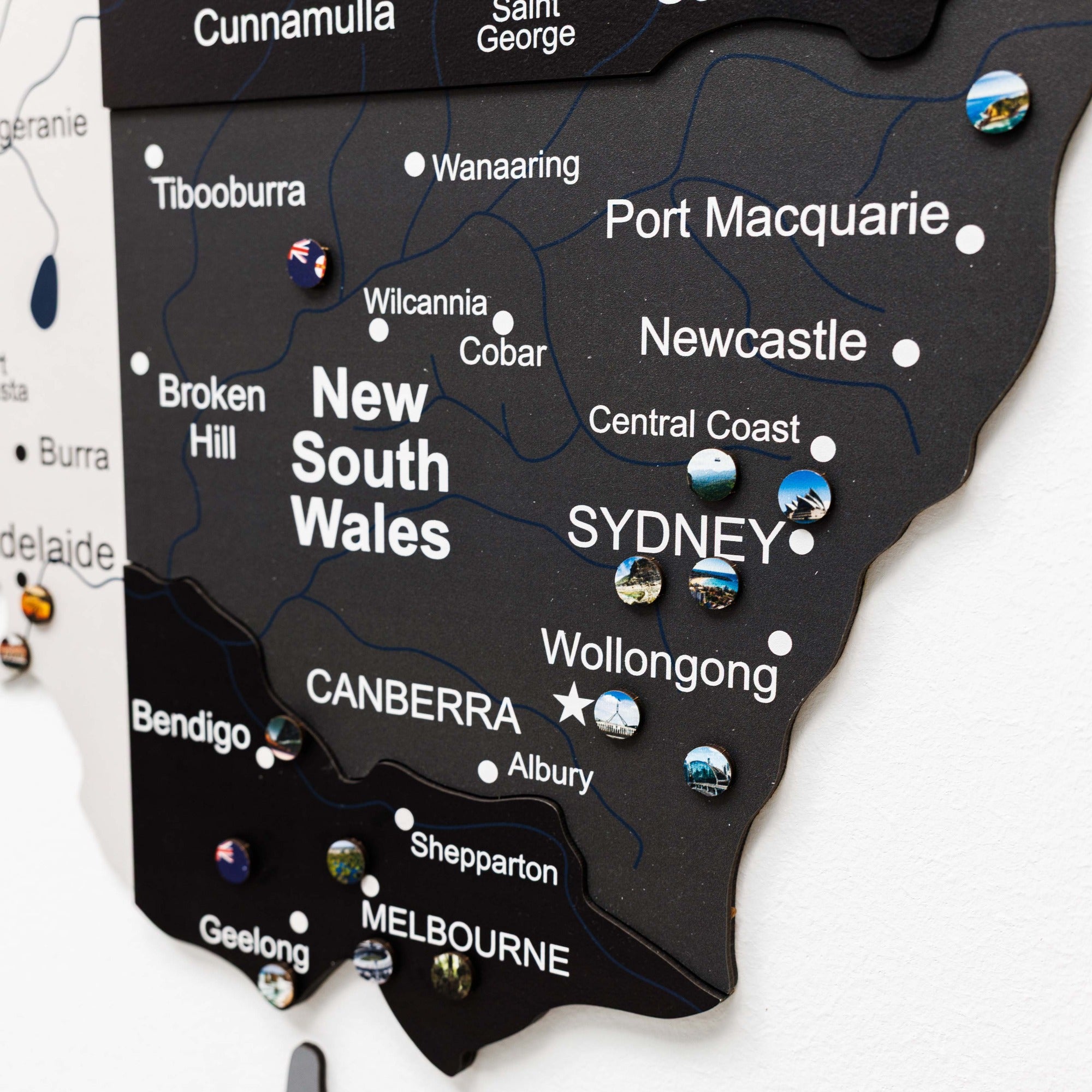 3D Wooden Map of Australia - Nordik by Enjoy The Wood 