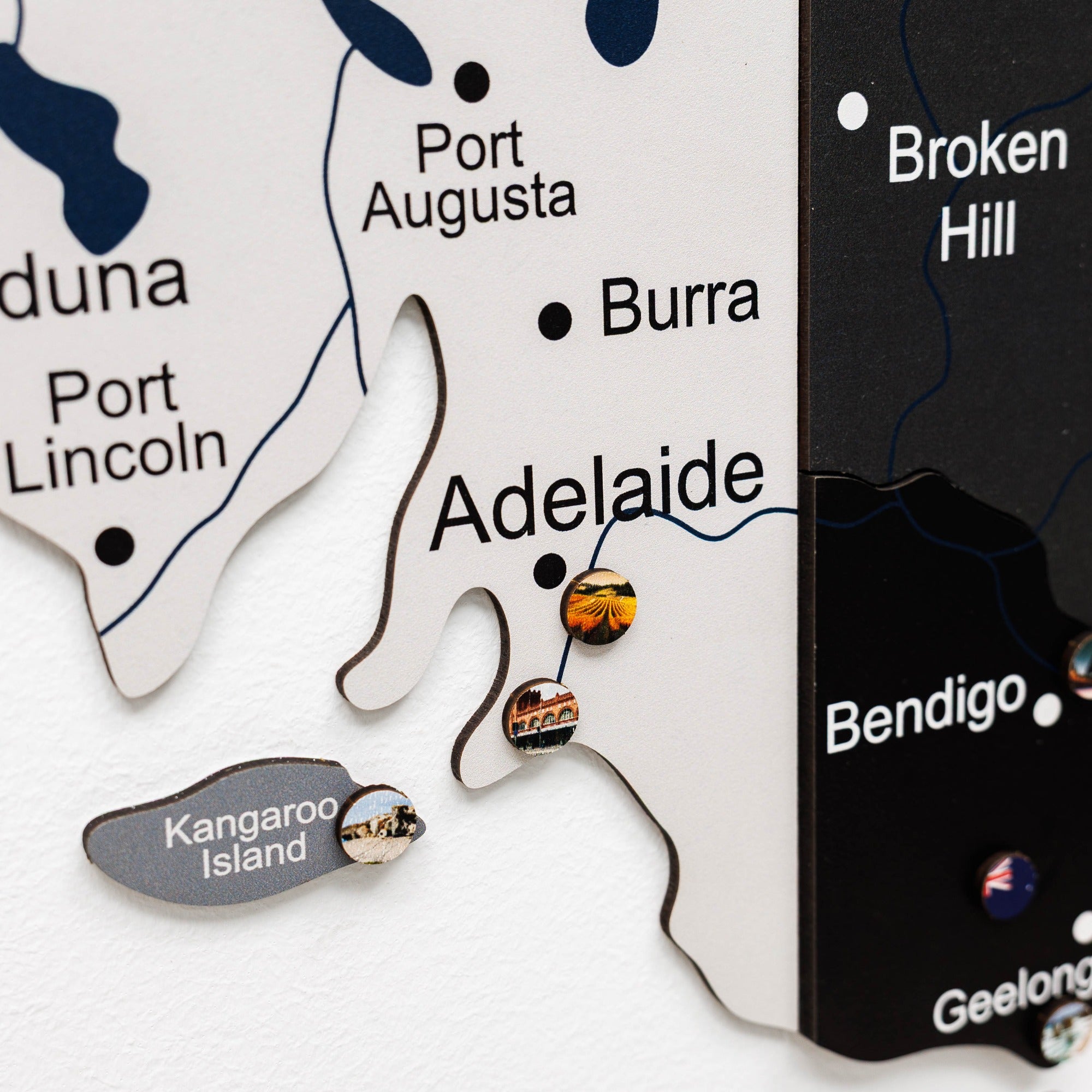 3D Wooden Map of Australia - Nordik by Enjoy The Wood 