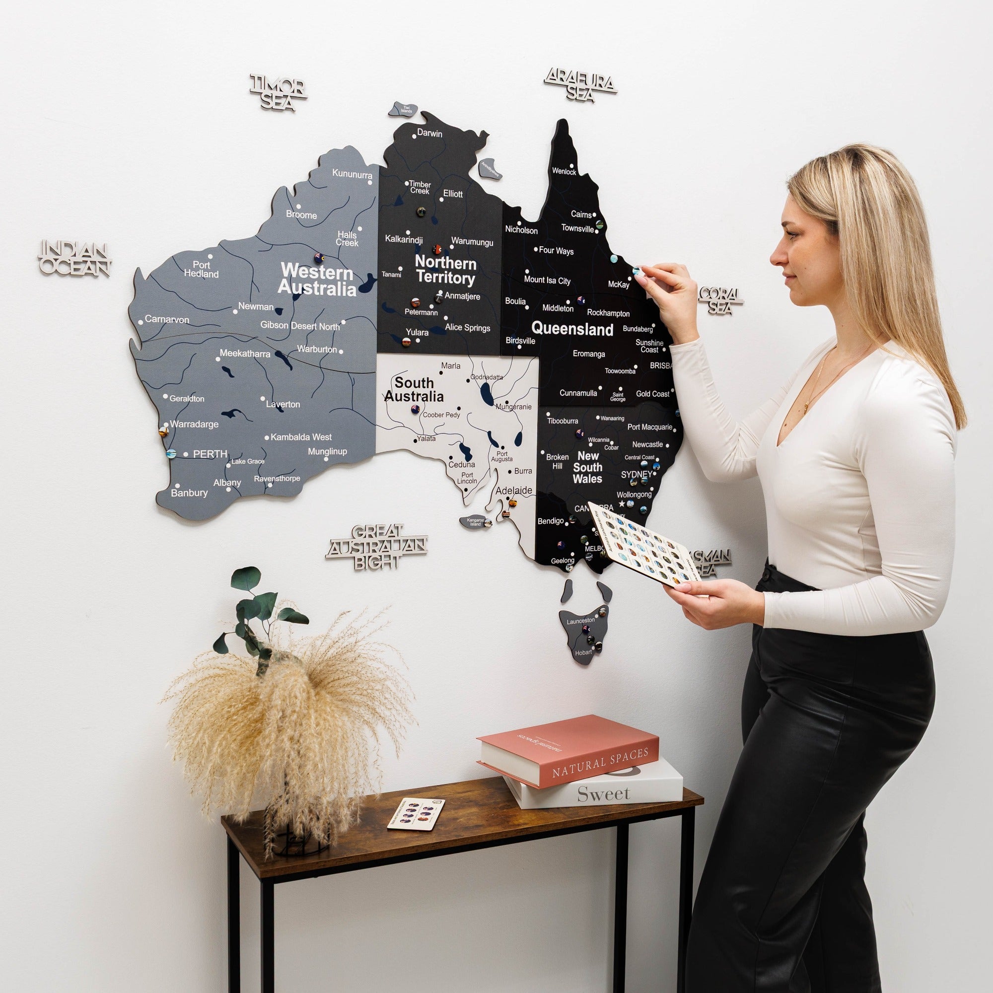 3D Wooden Map of Australia - Nordik by Enjoy The Wood 