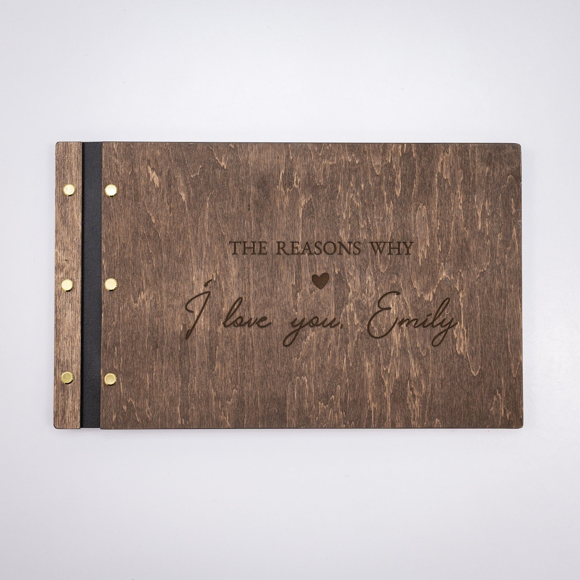 Álbum de madera Corazón