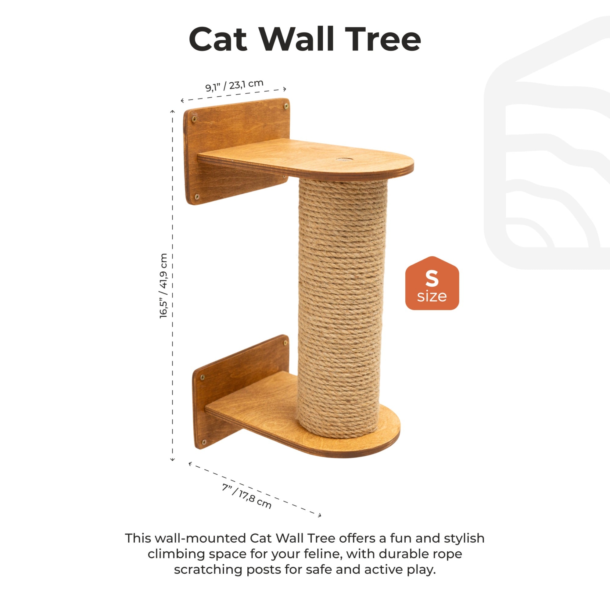 Small Cat Tree – Oak