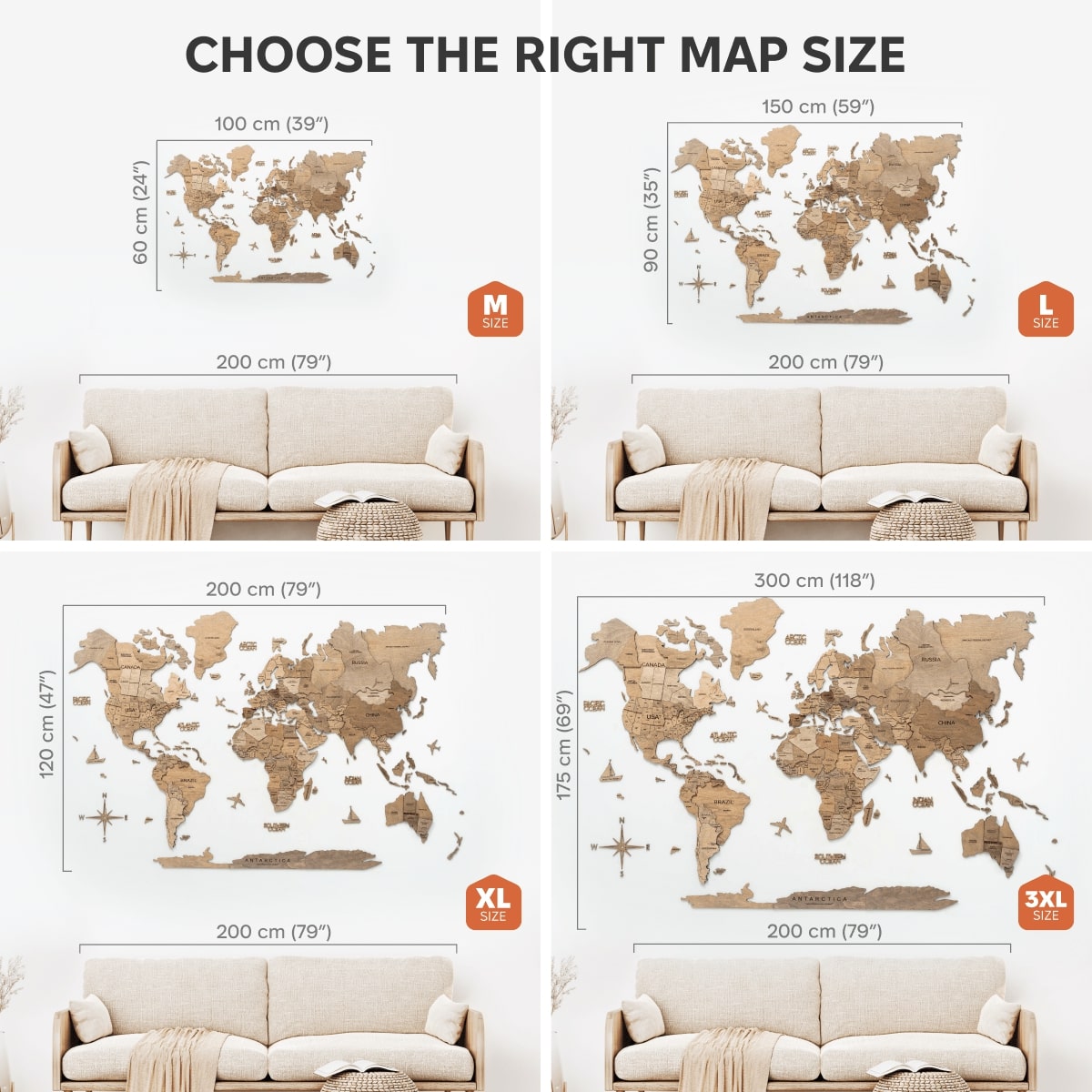 3D Wooden World Map Multilayered Terra ‣ Enjoy The Wood