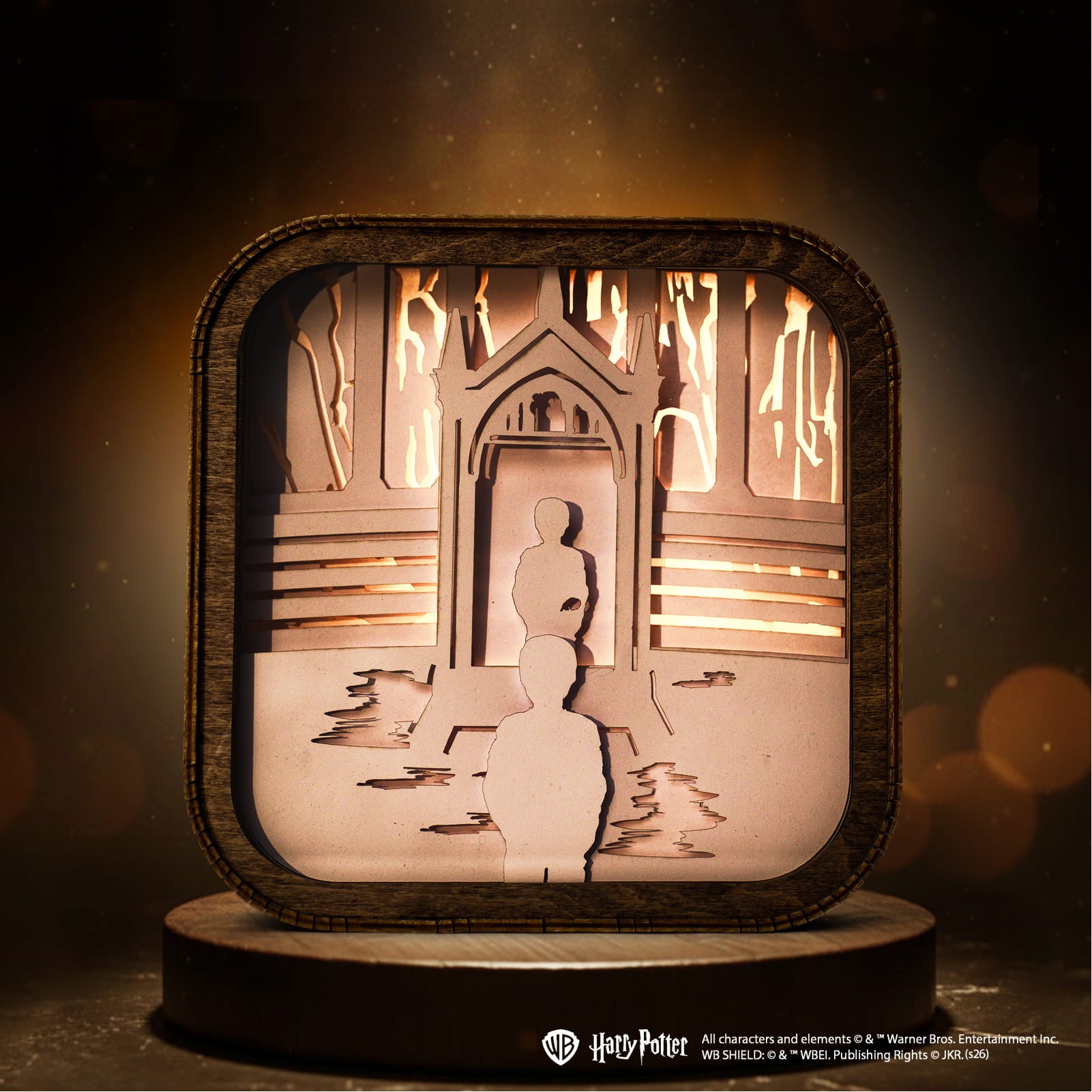 Wooden Paper Night Light - The Mirror of Erised by Enjoy The Wood 