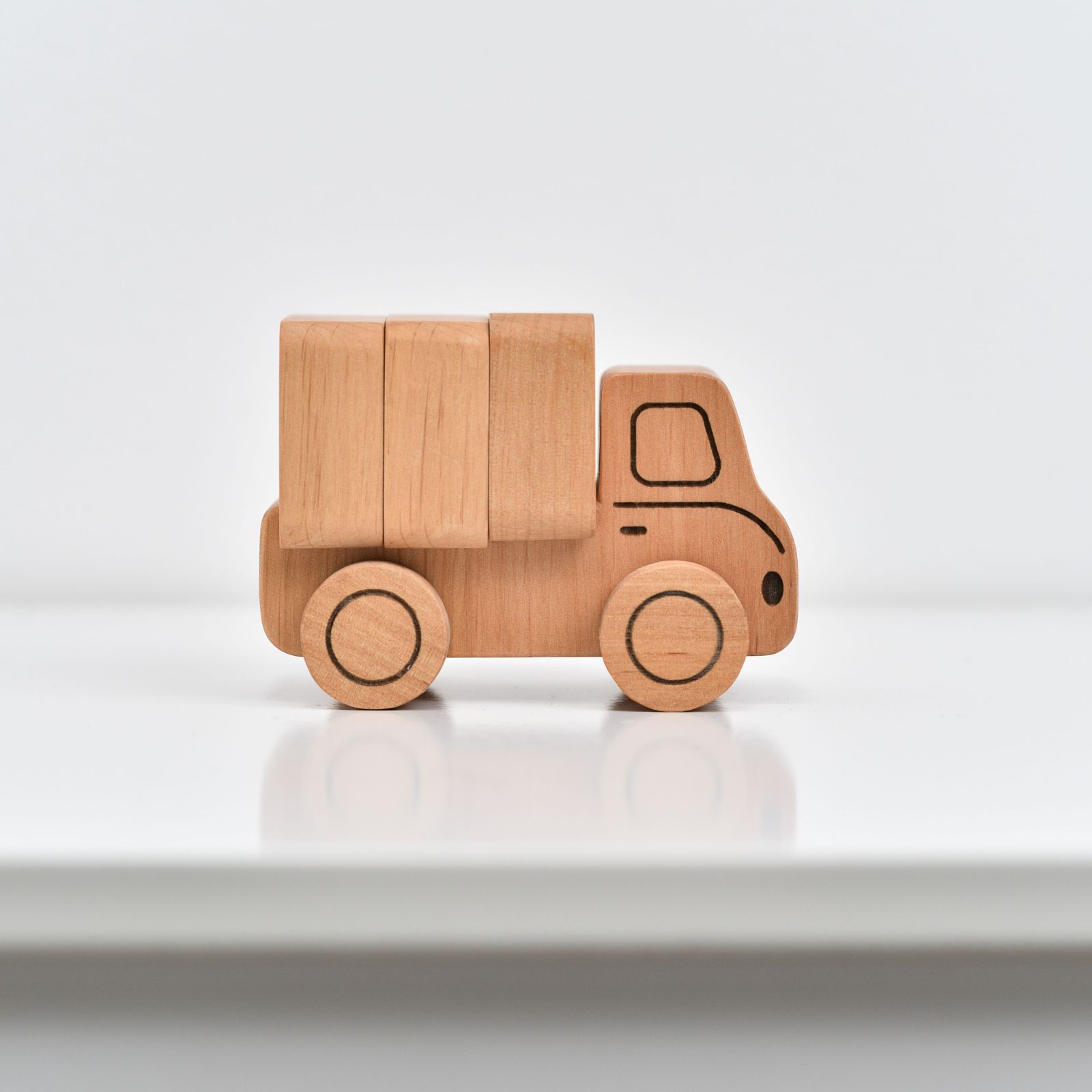 real wooden car