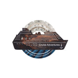 Travel Tracker Cruise Liner 3D Colored Wooden World Map - Dune by Enjoy The Wood 