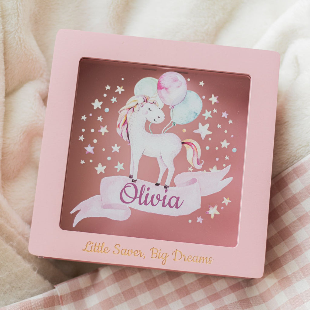 Personalized Acrylic Box Unicorn