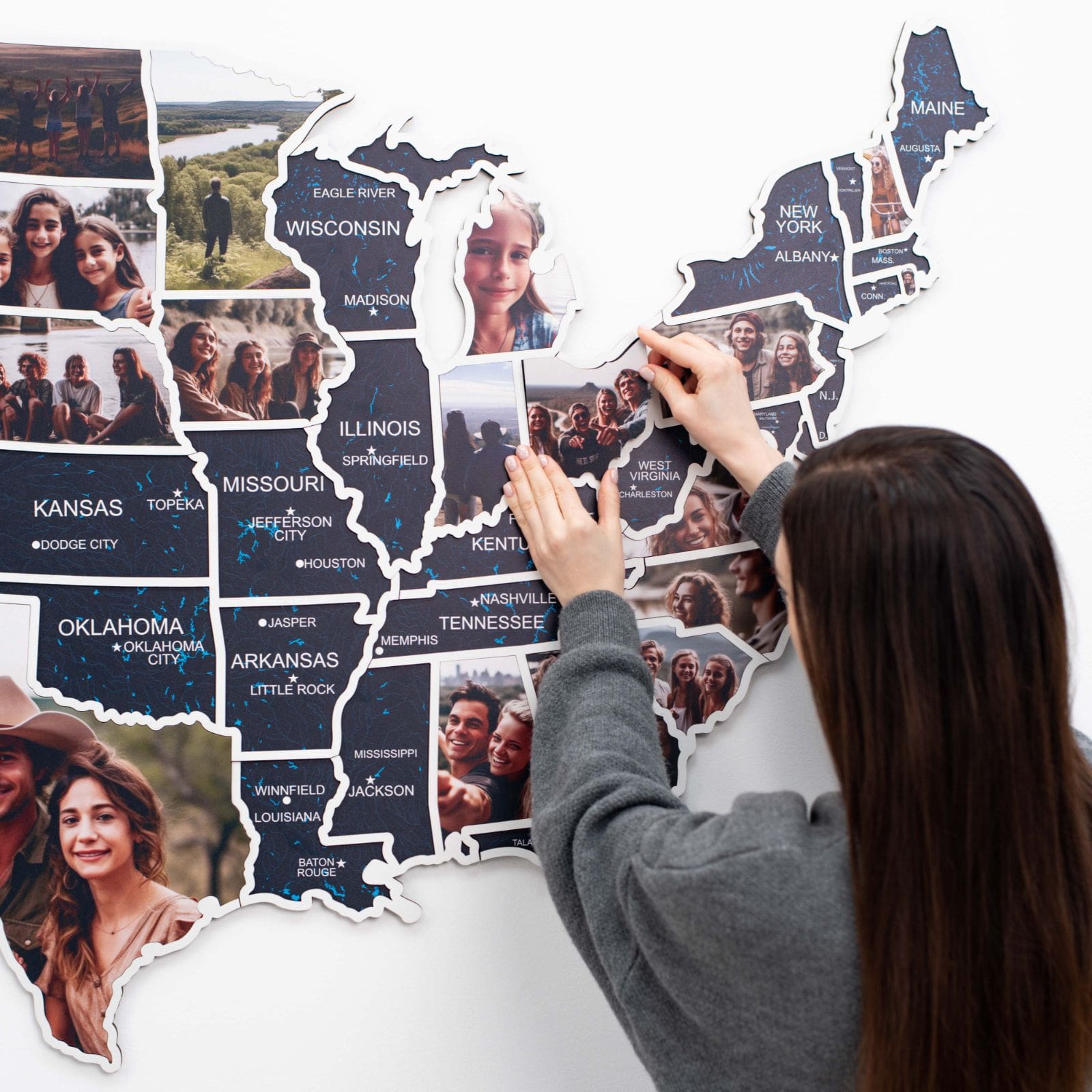 united states photo map