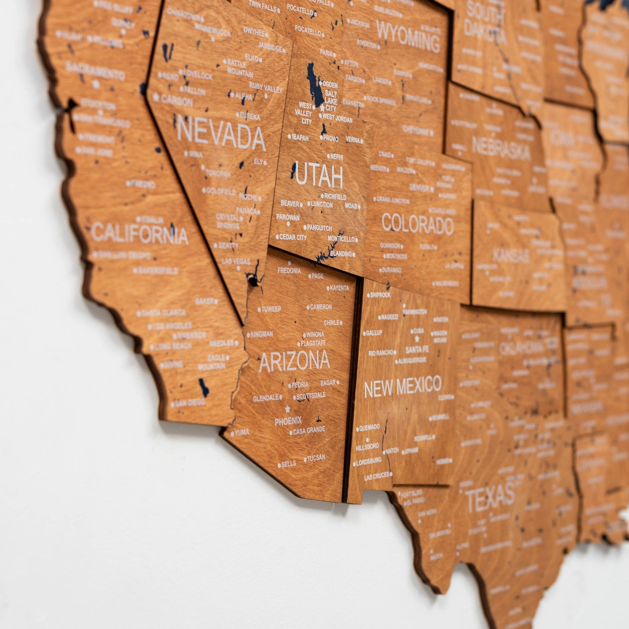 map of usa 3d