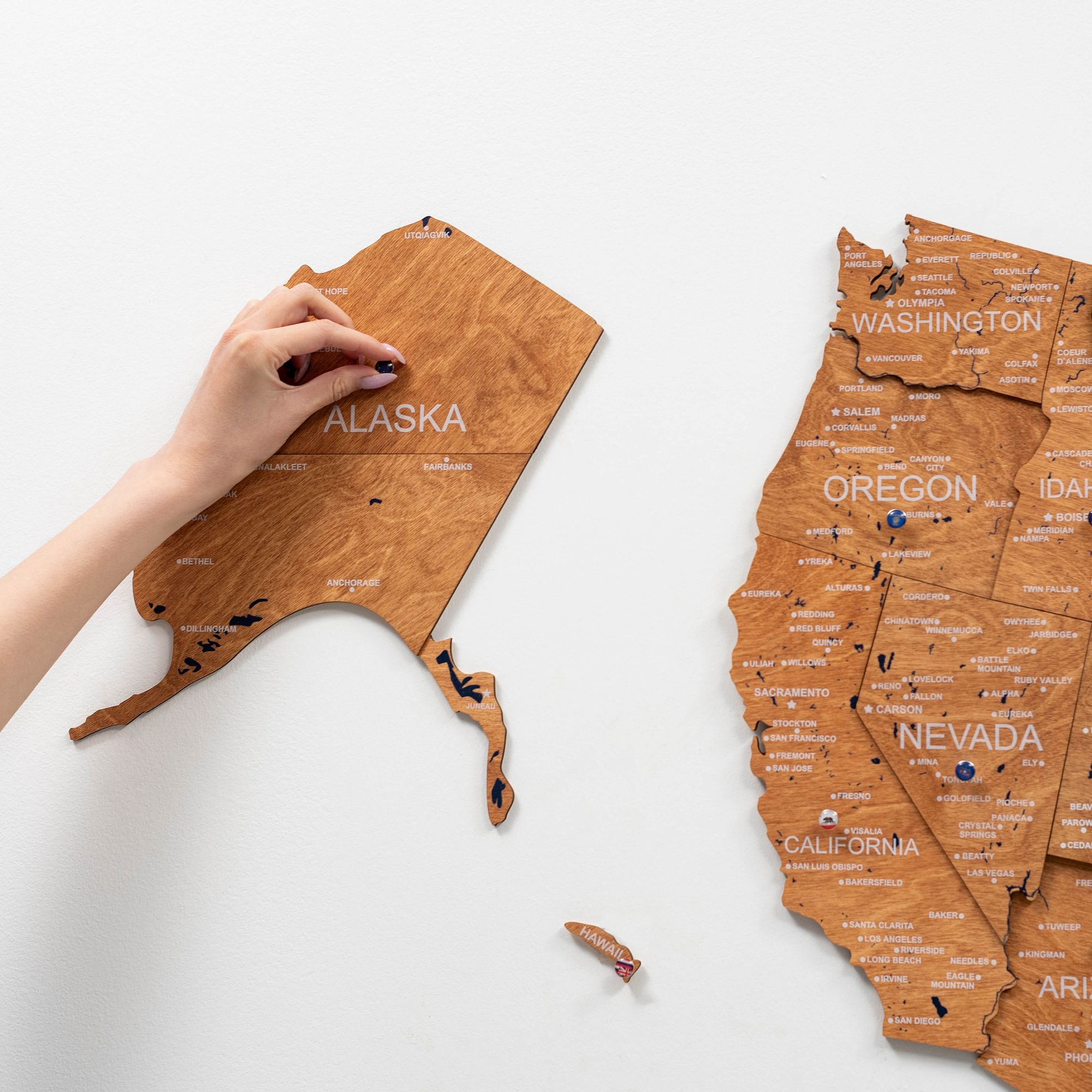 map of usa 3d