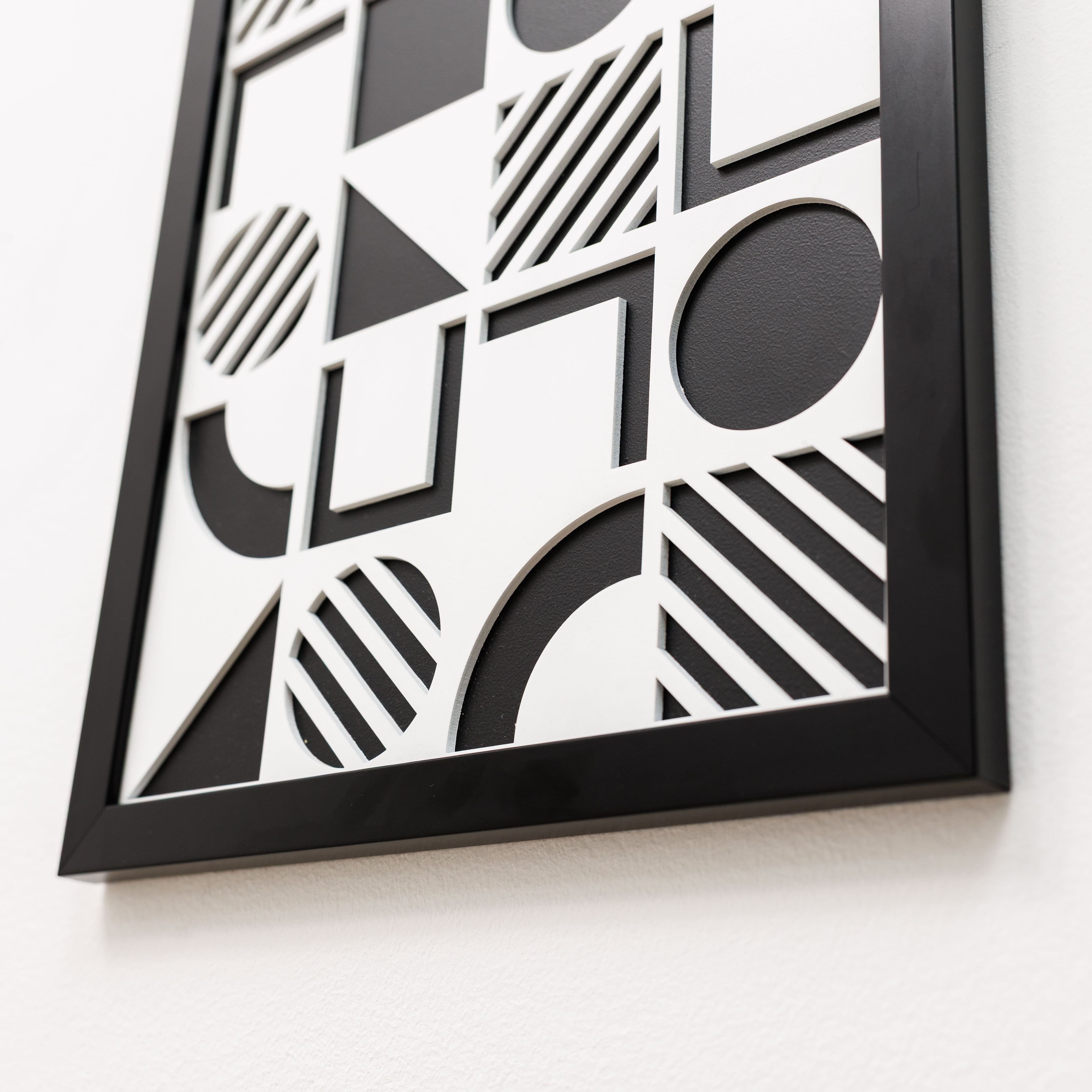 【額装済・A1】Japandi-02　KONTUR / Bauhaus アート 2D Framed Wall Art - Bauhaus 1 | Enjoy The Wood