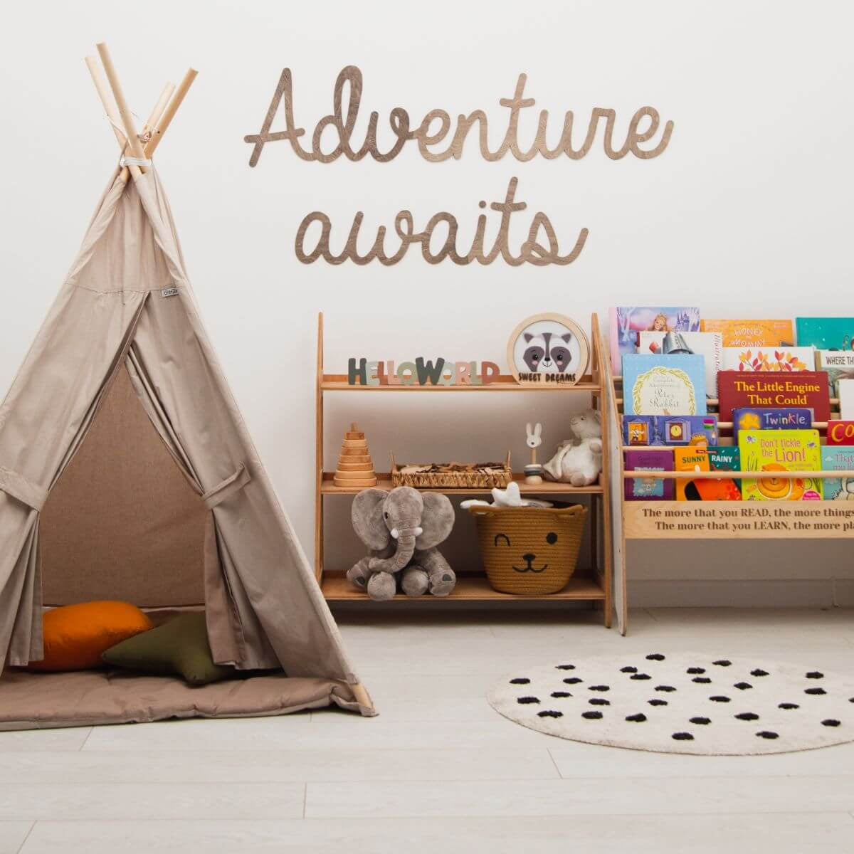 wooden words to hang on wall