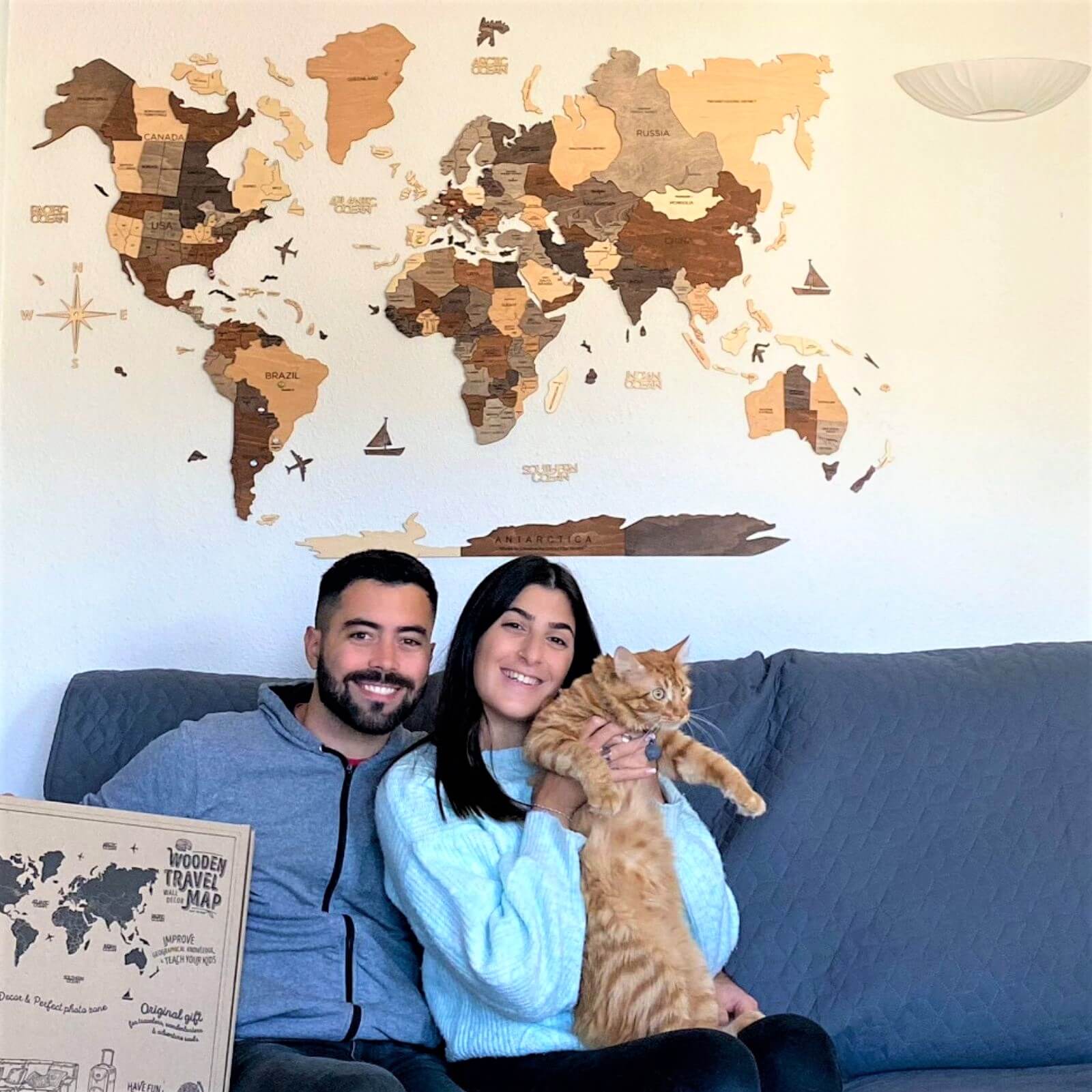 【ウッドアート】米国製★West elm★壁掛け★インテリア★木製★おしゃれ Inspirational Wall Art for Living Room → Enjoy The Wood