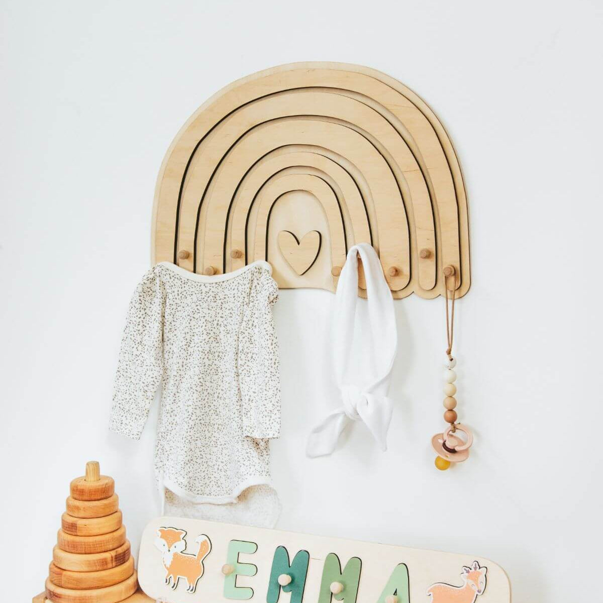 hanger on wall 