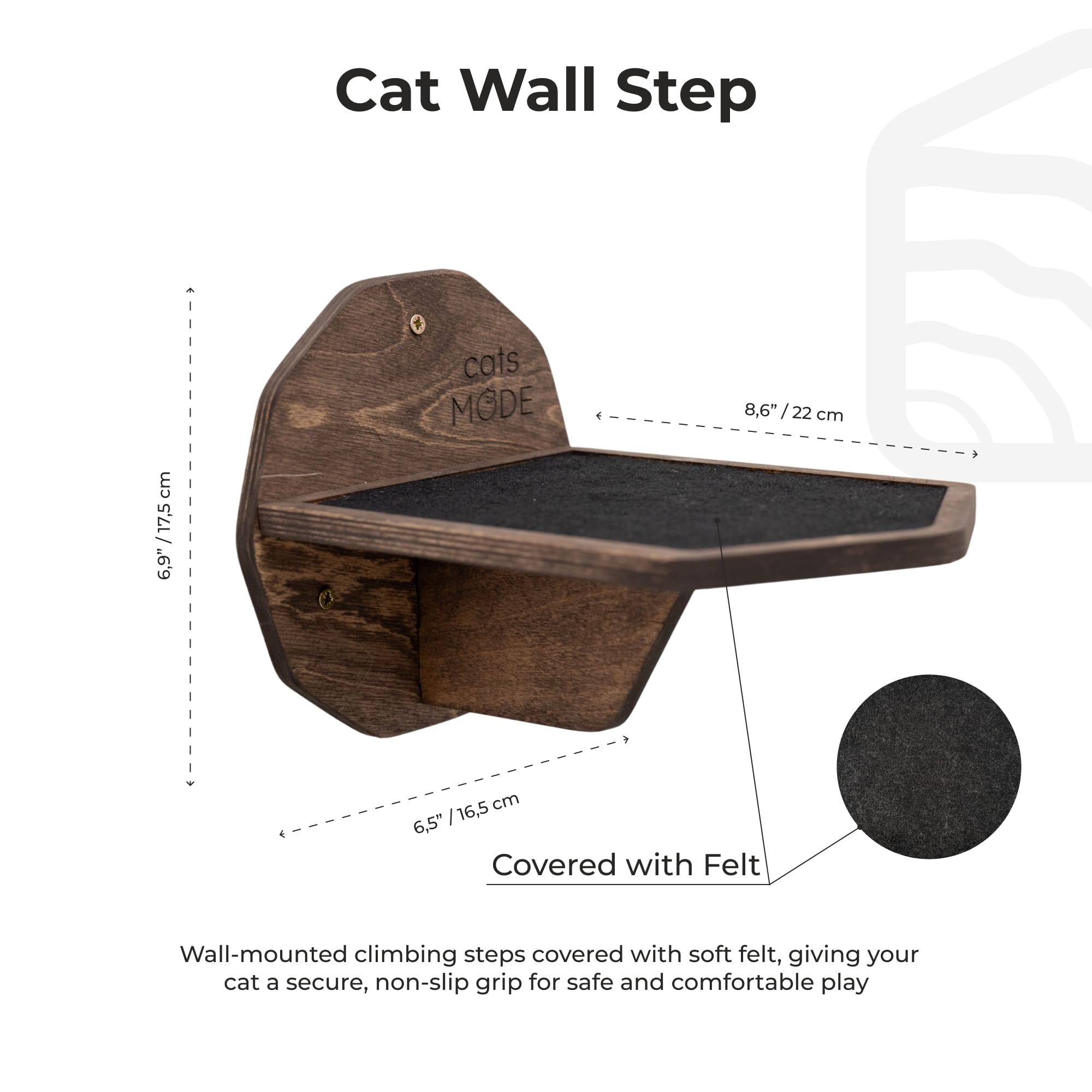 wooden hexagon steps
