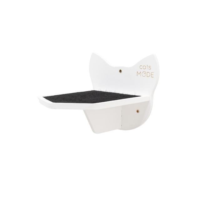 Wooden Cat Step - White | Enjoy The Wood