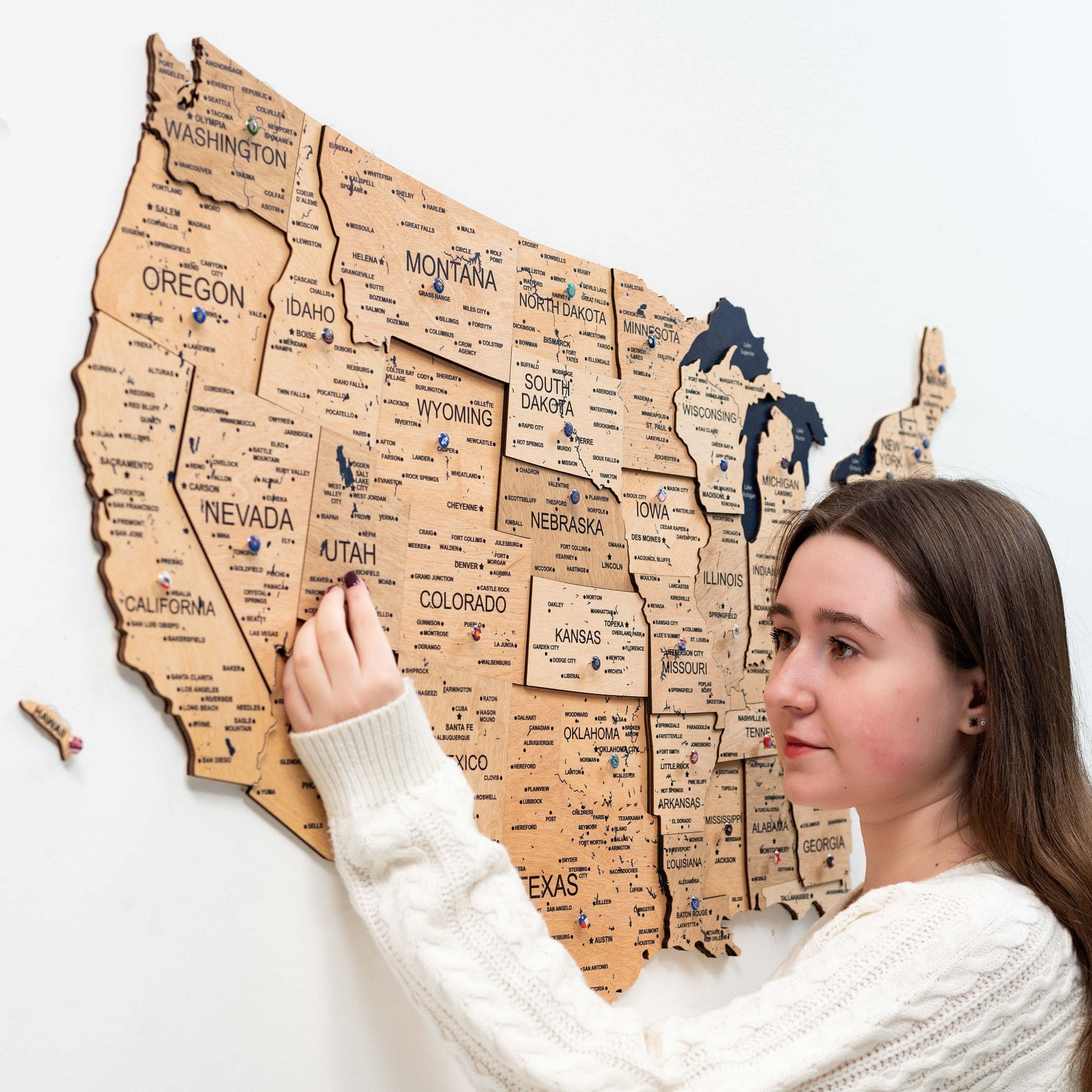 map of united states of america