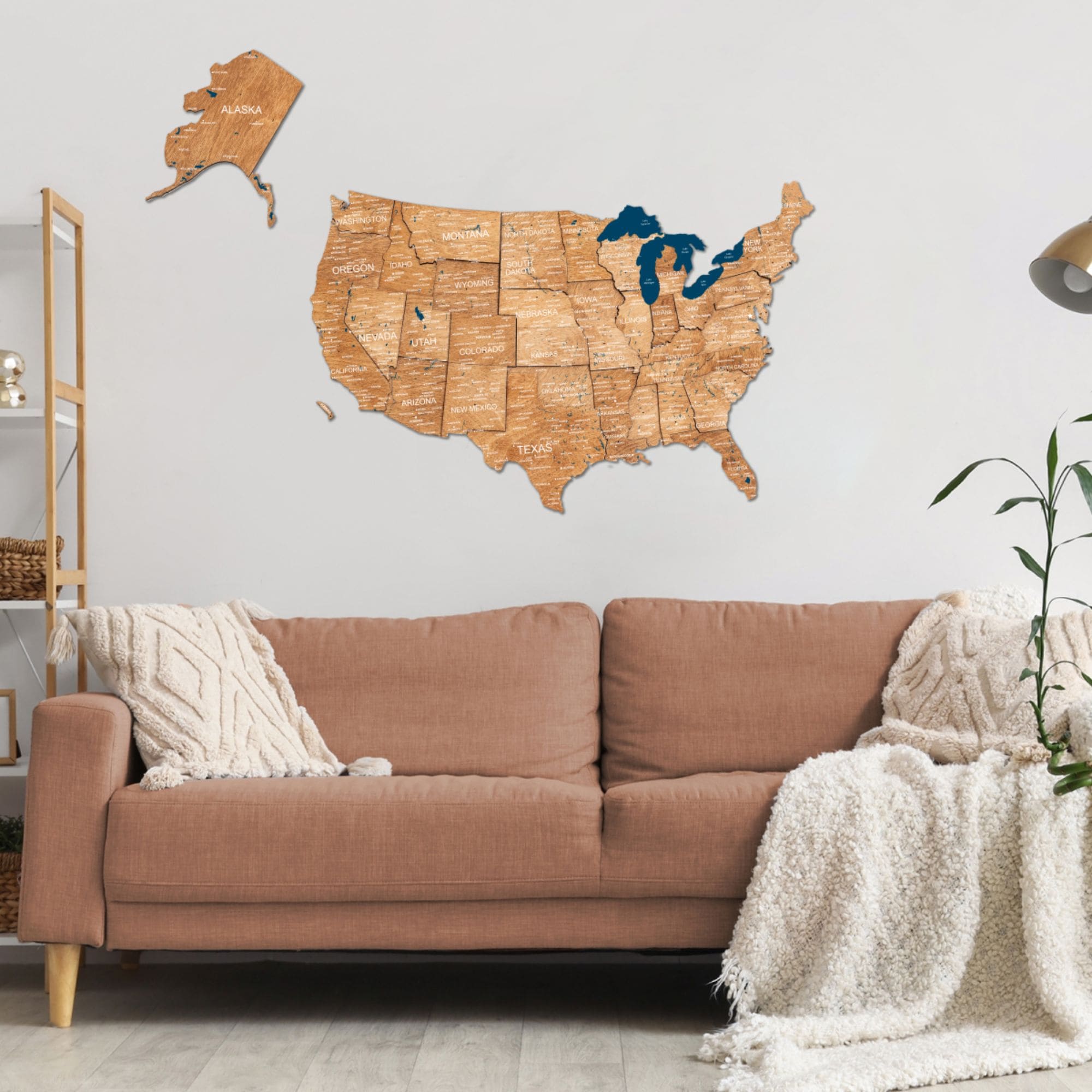 big wall map of usa