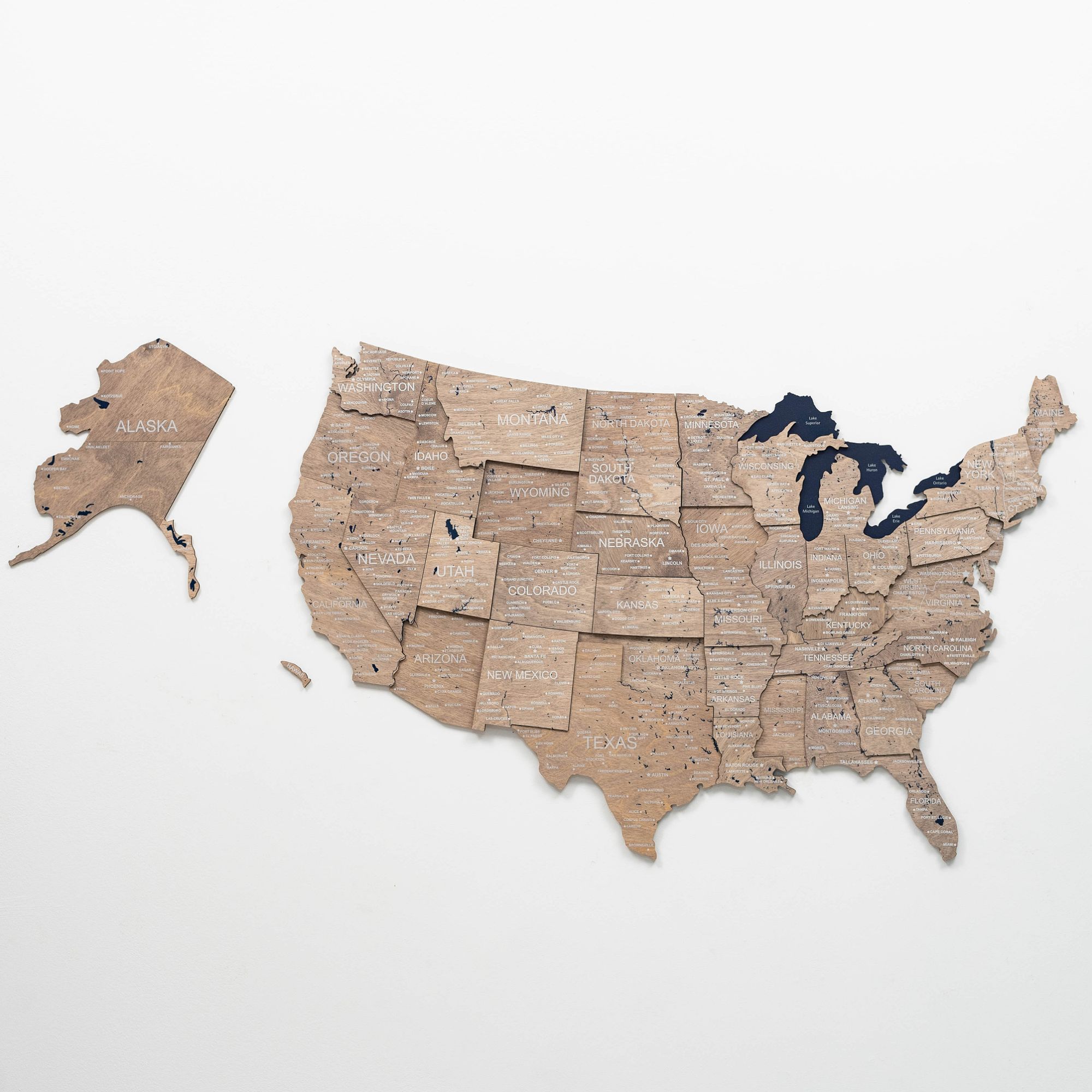 us map detailed