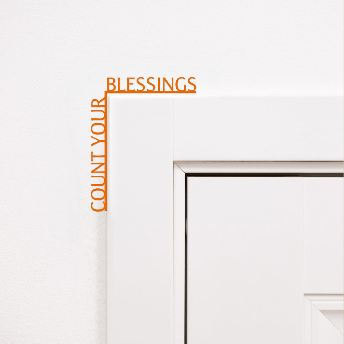 Count Your Blessings rustic wood sign