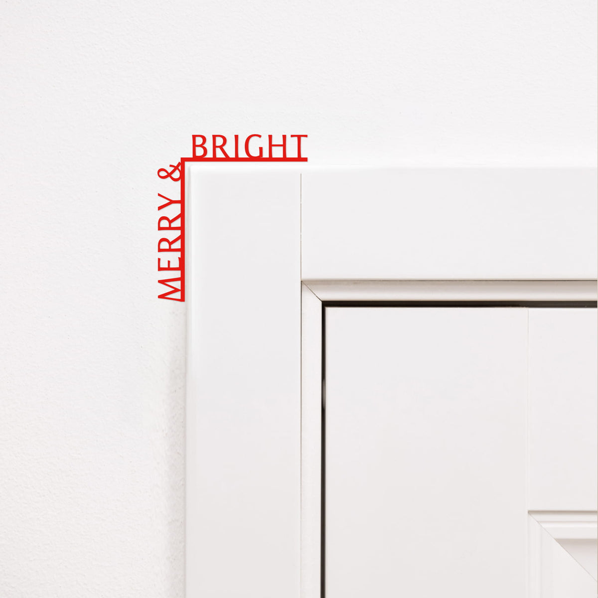 Merry and Bright rustic wood sign