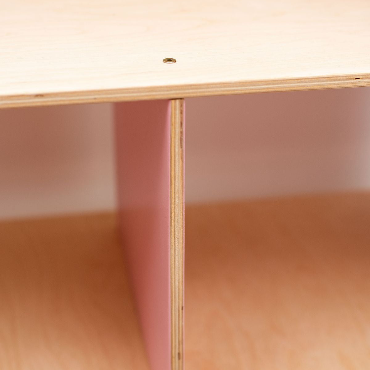 large wood pink dollhouse bookcase