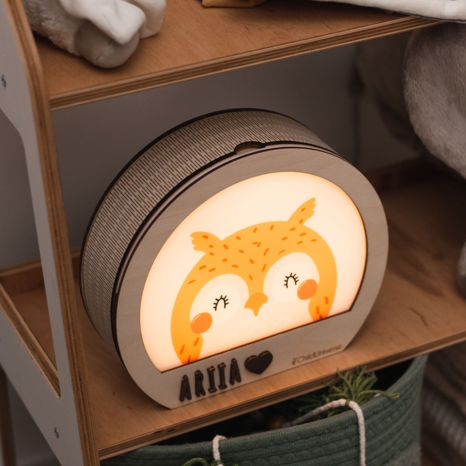 wooden night kids  light 
