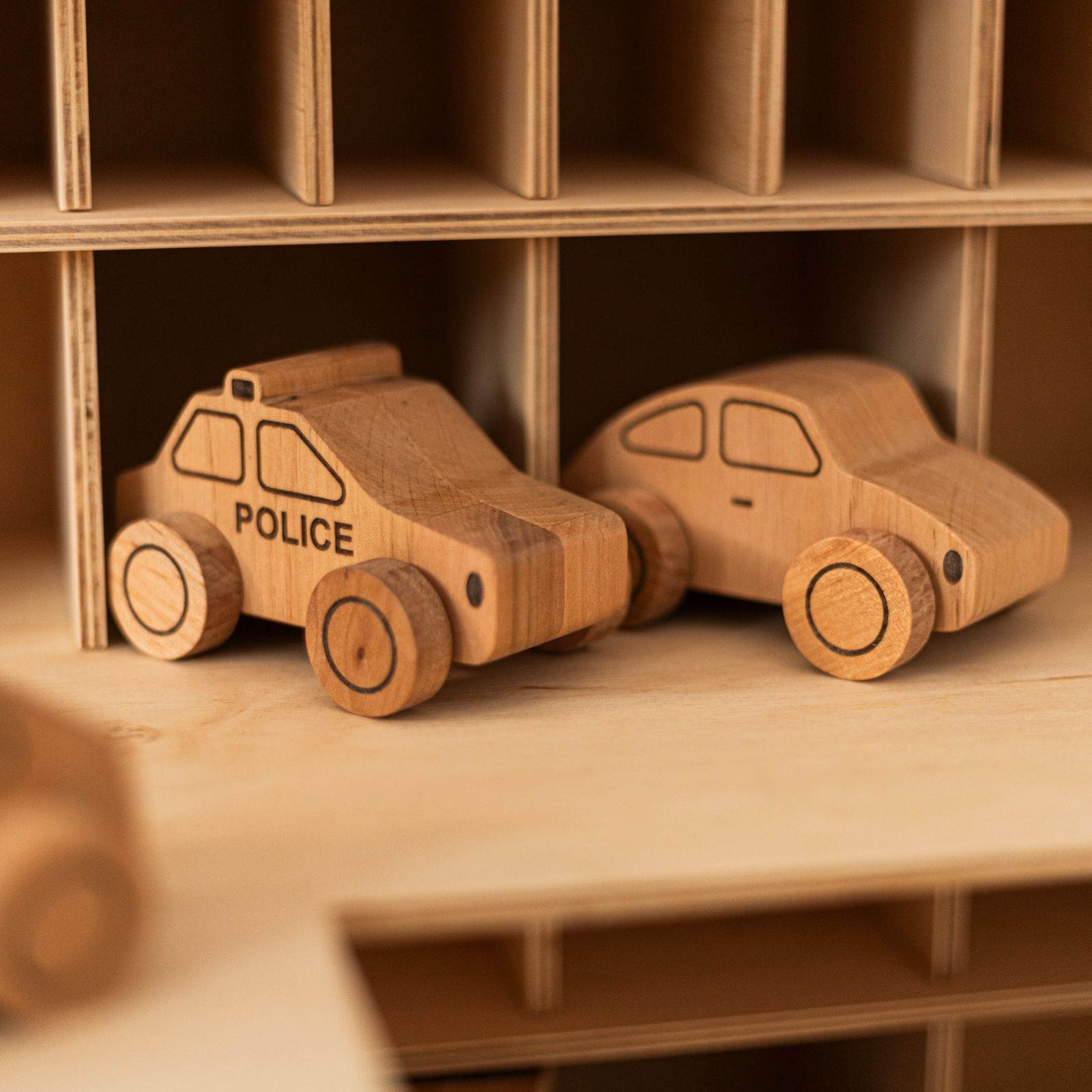 wooden toy car