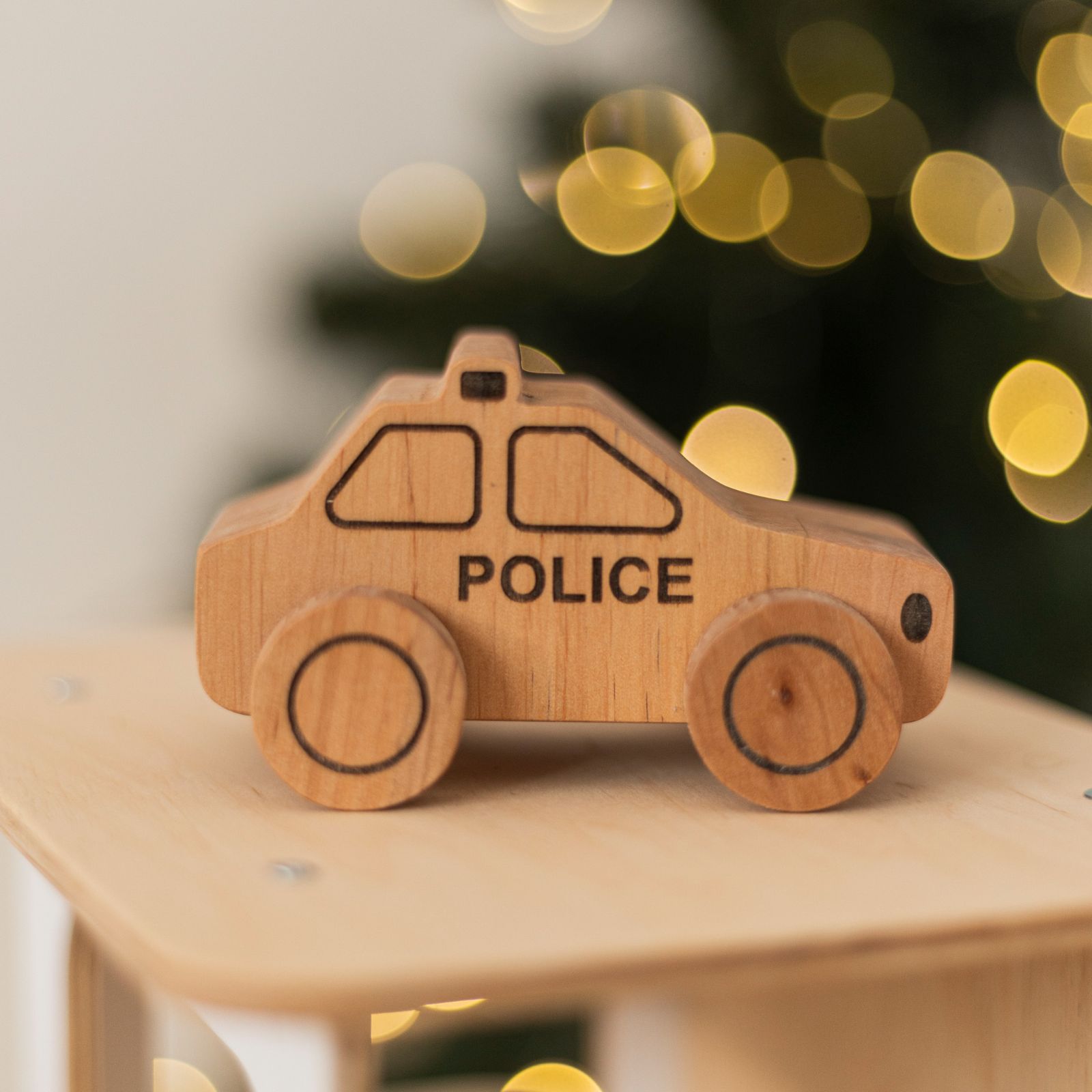 real wooden car