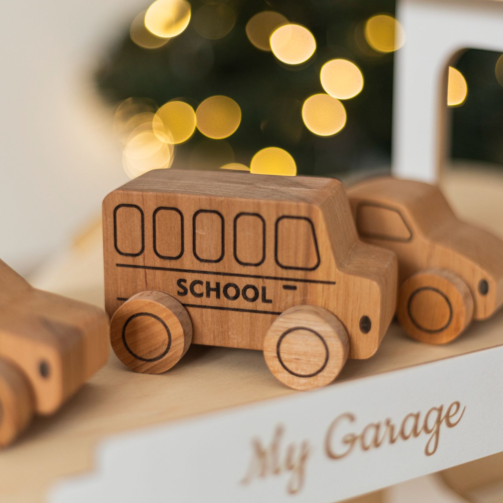 real wooden car