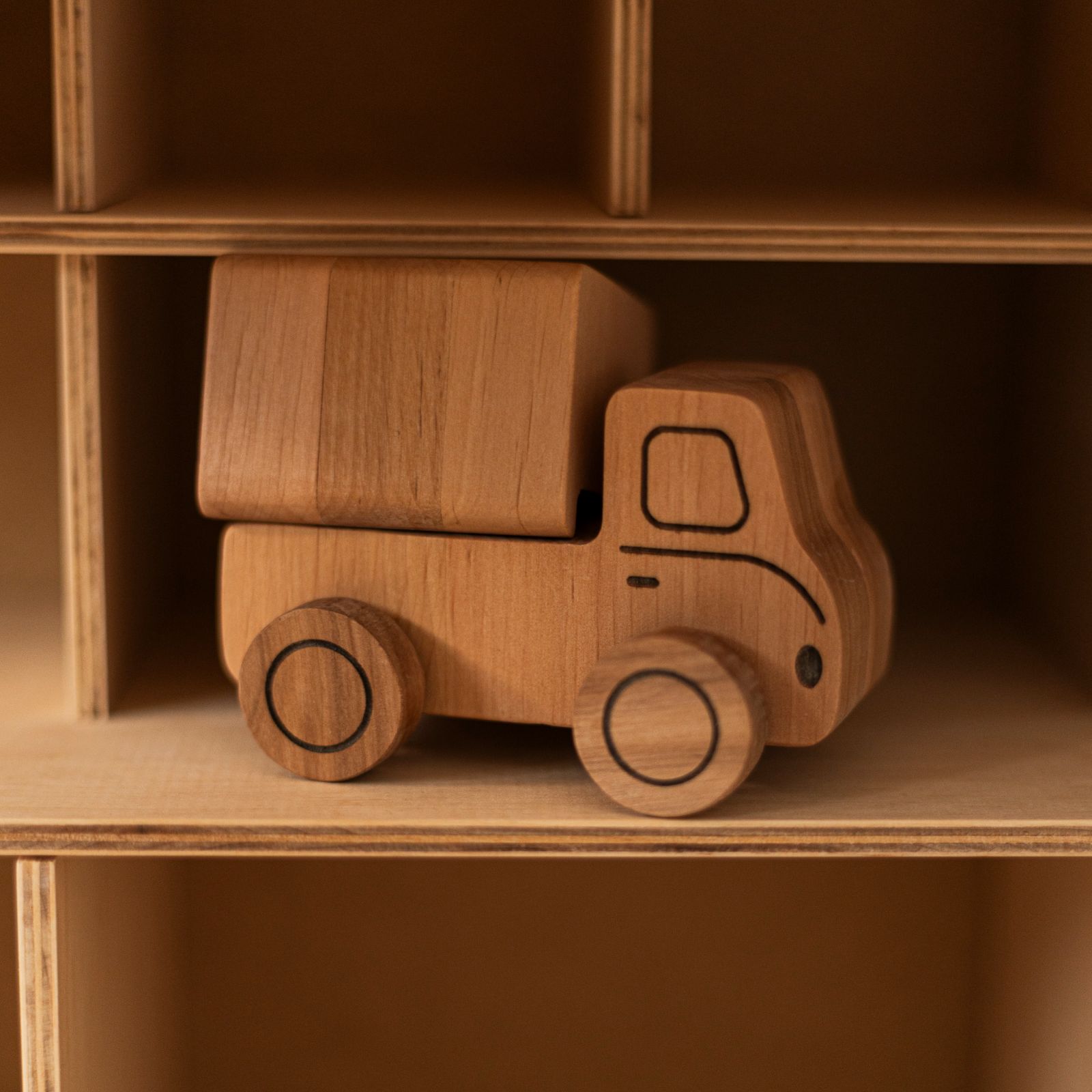 real wooden car
