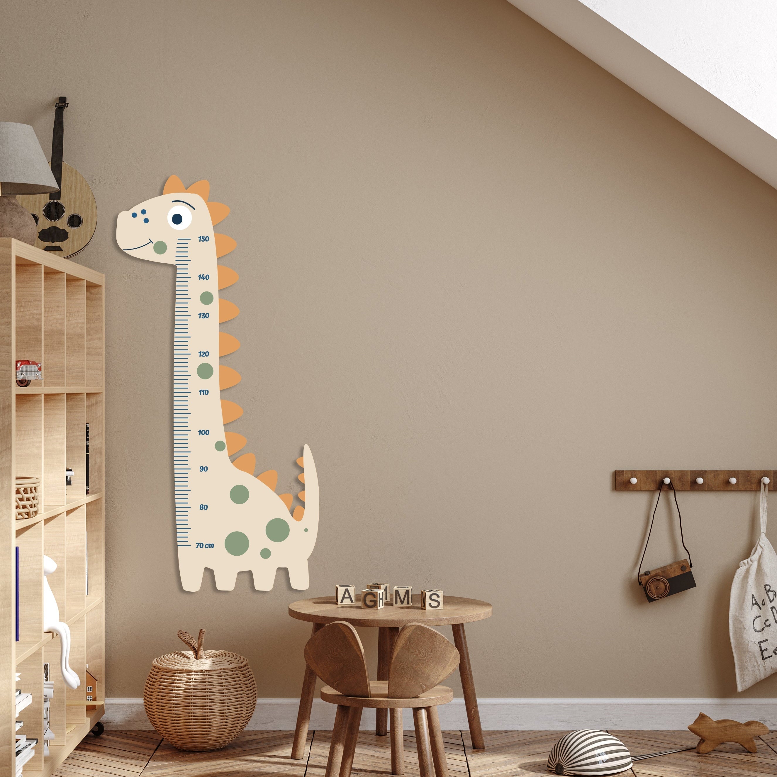 growth wooden  chart
