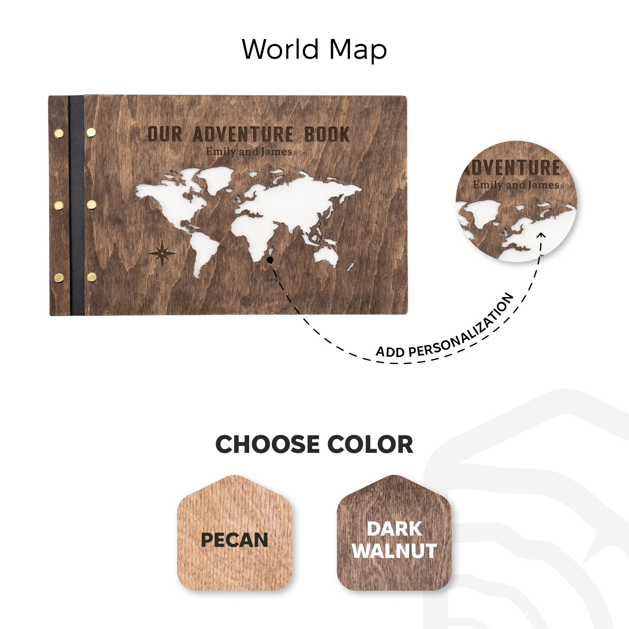 Álbum de madera Corazón