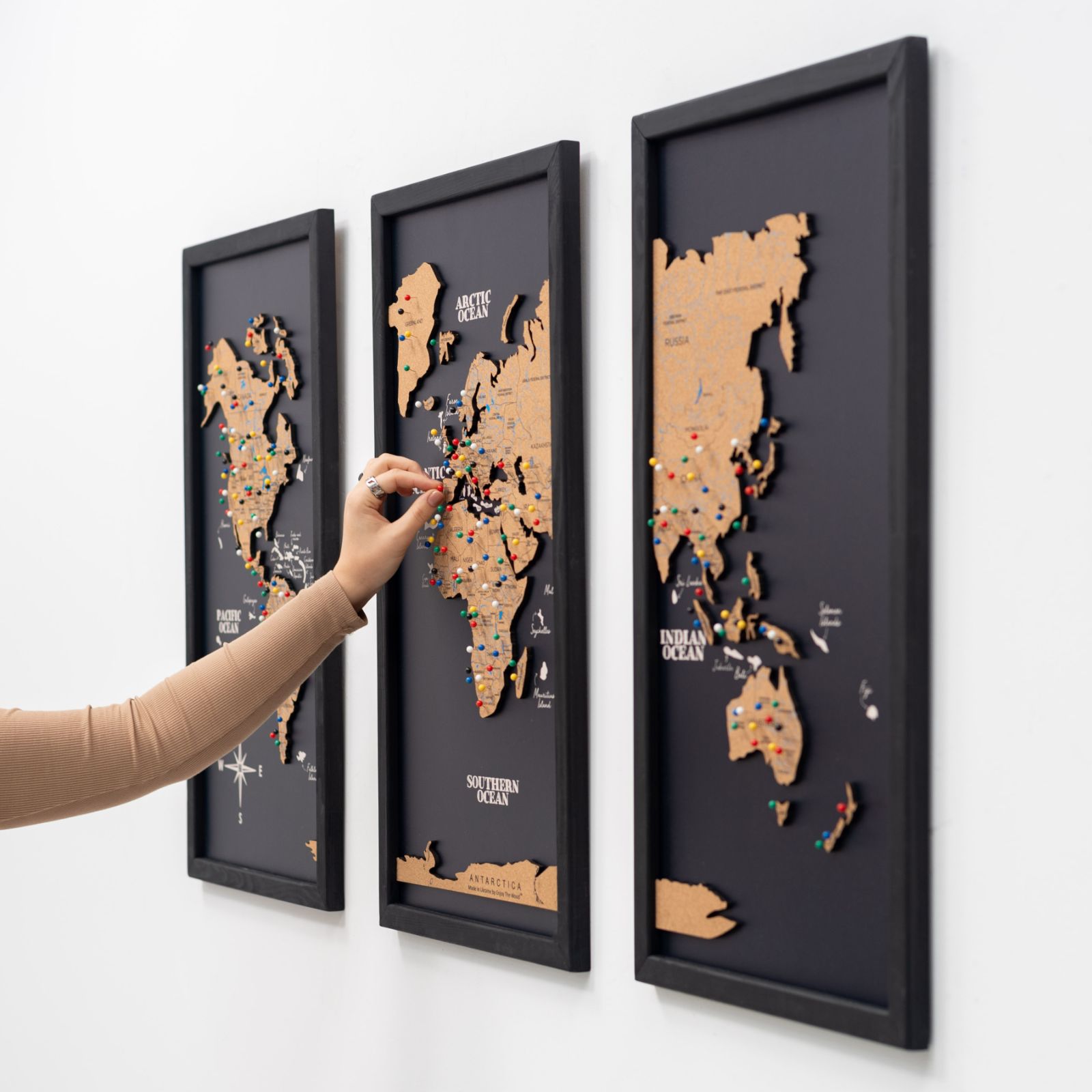 triptych map