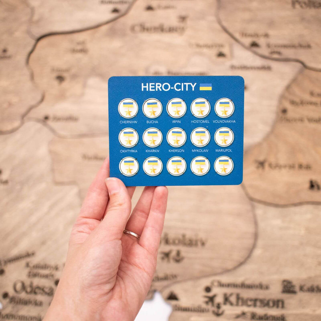 UA Hero Cities Pins