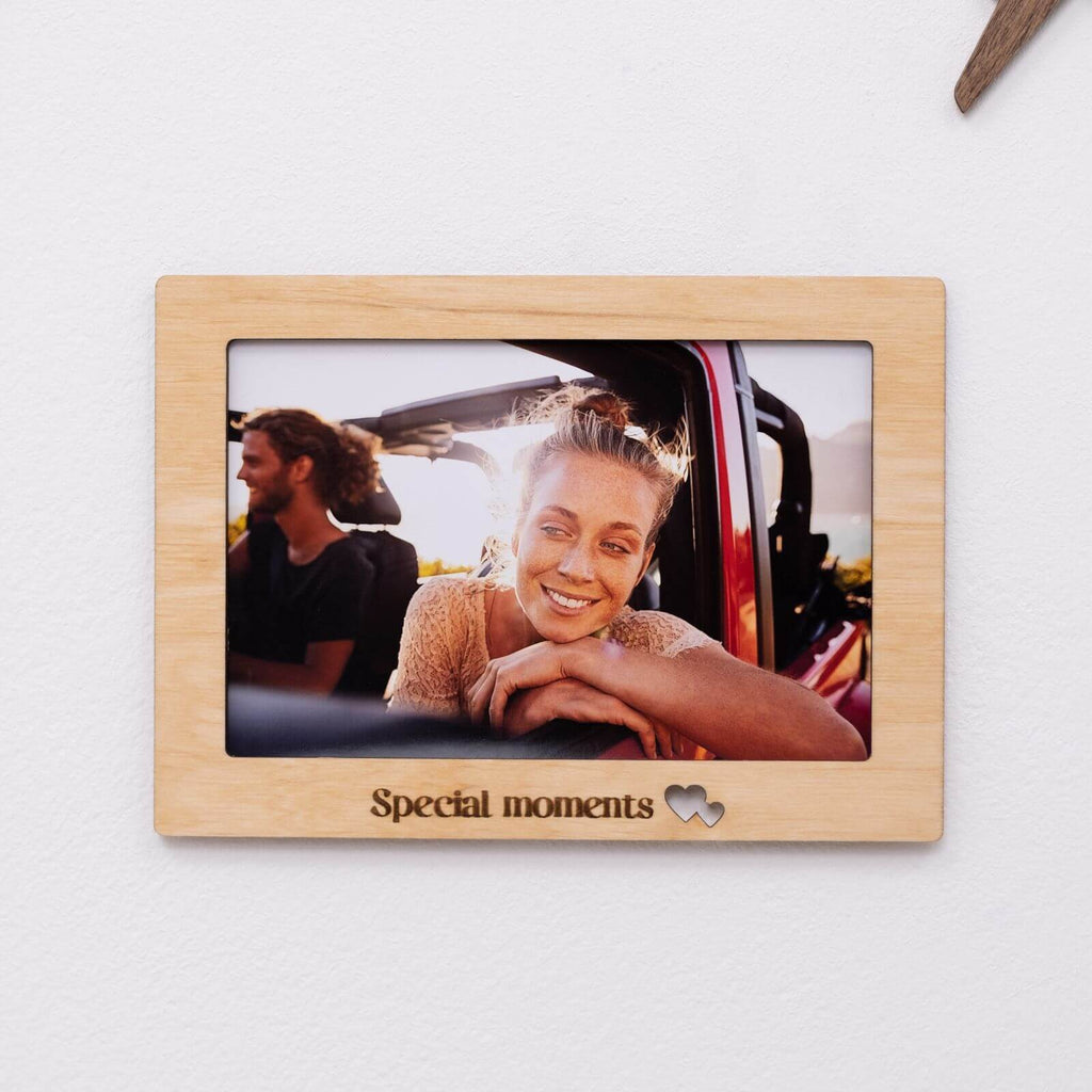 Set 9 Wooden Photo Frames