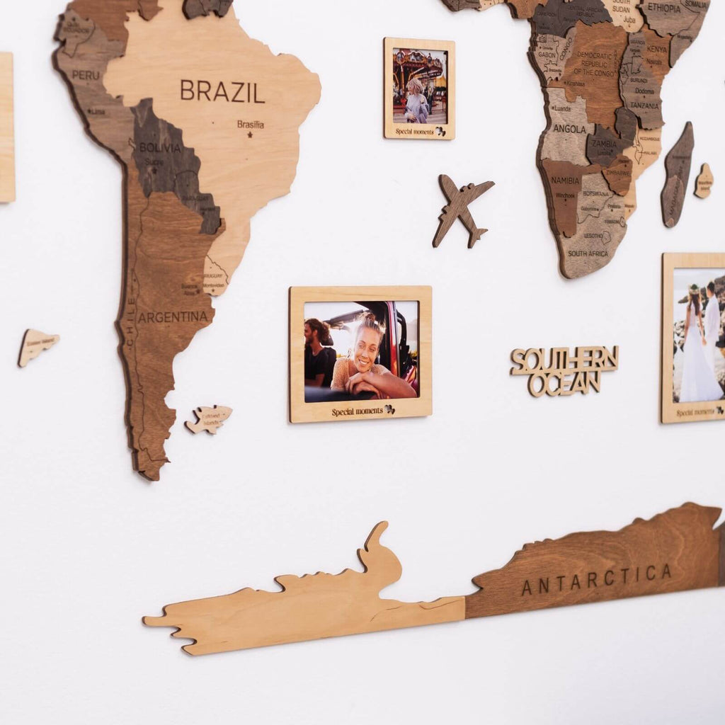 Set 3 Wooden Photo Frames