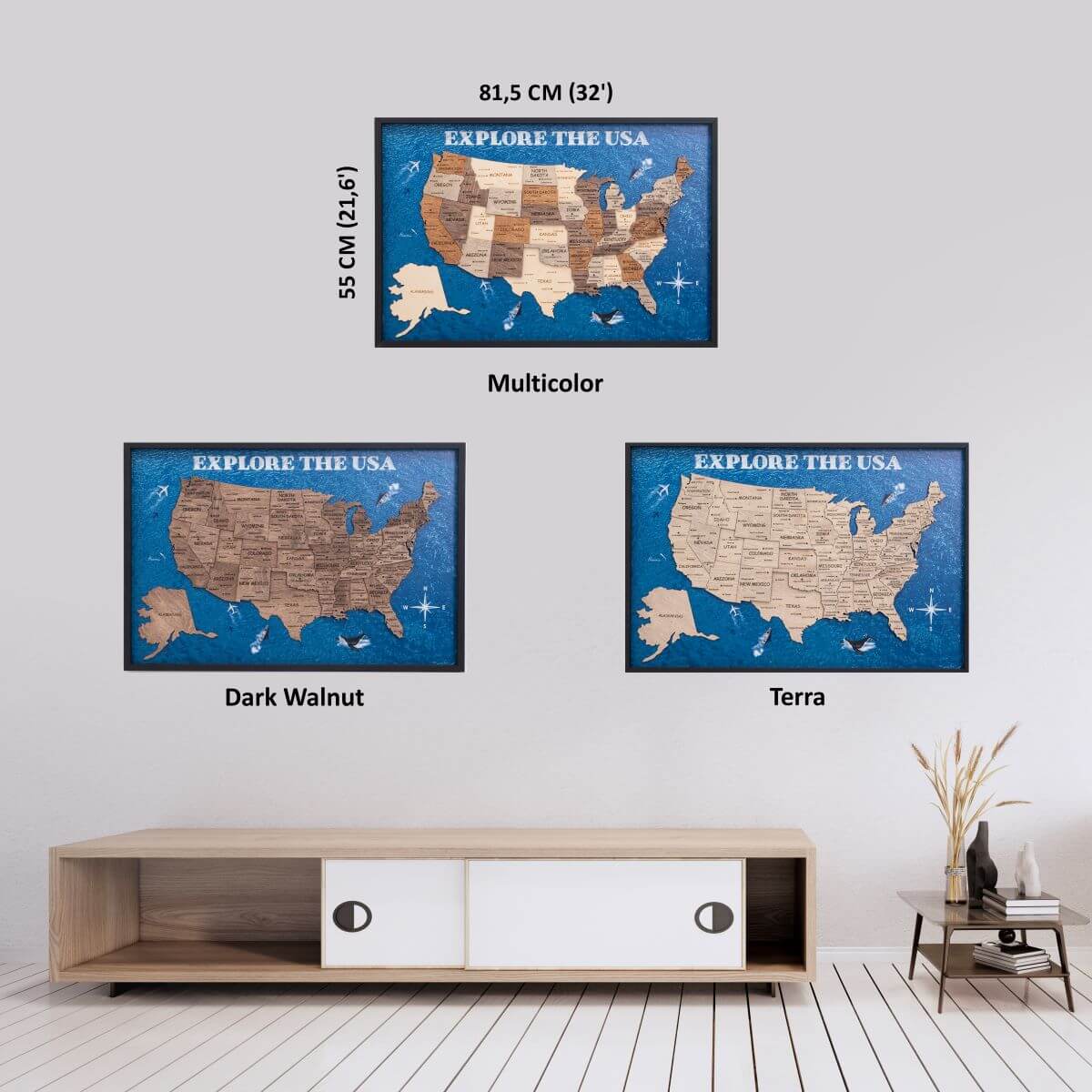 USA panel map 