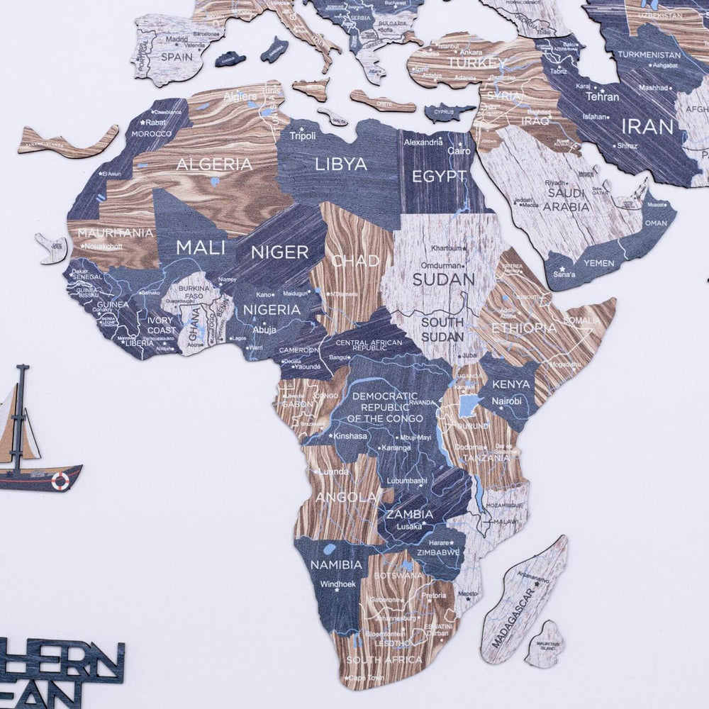 2D Wooden World Map Mystery ‣ Enjoy The Wood