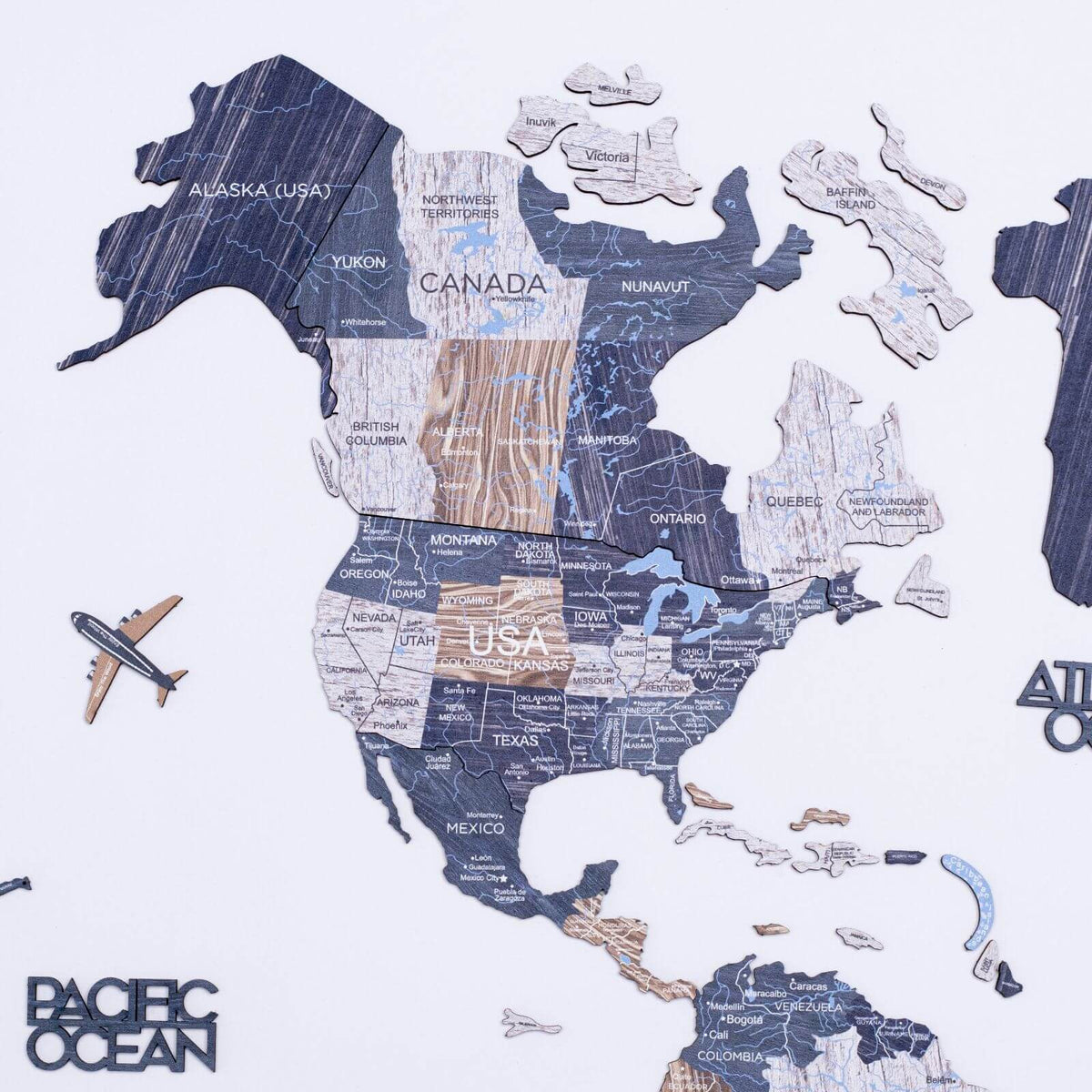2D Wooden World Map Mystery ‣ Enjoy The Wood