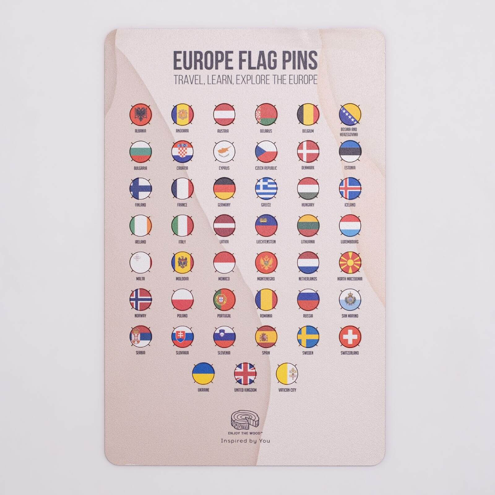 Flag Push Pins from Enjoy The Wood ‣ Good Price, Reviews