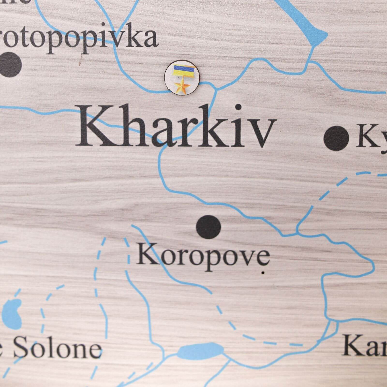 Wooden Map of Ukraine Terra from Enjoy The Wood ‣ Good Price, Reviews