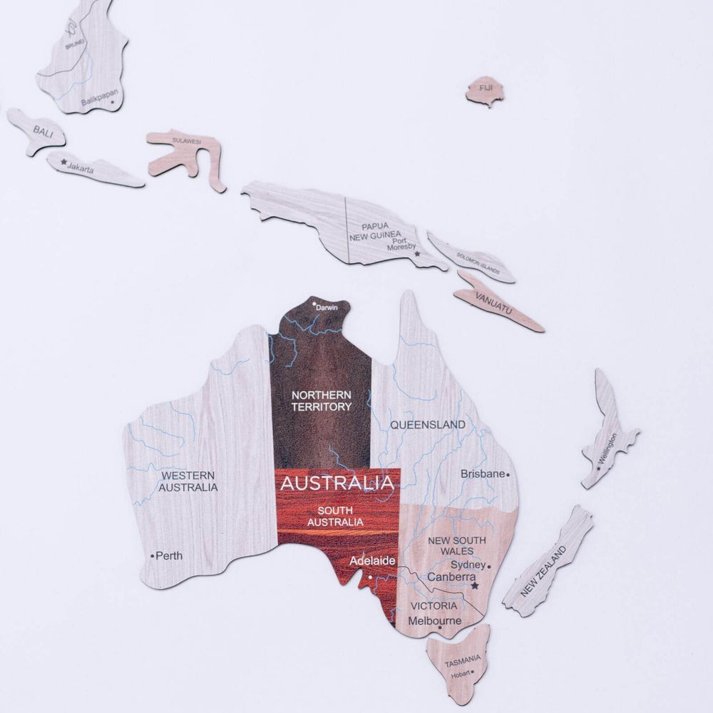 2D Wooden World Map Urban ‣ Enjoy The Wood ‣ Order Now